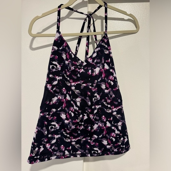 YUMMIE black multicolored tank size medium - Picture 4 of 7